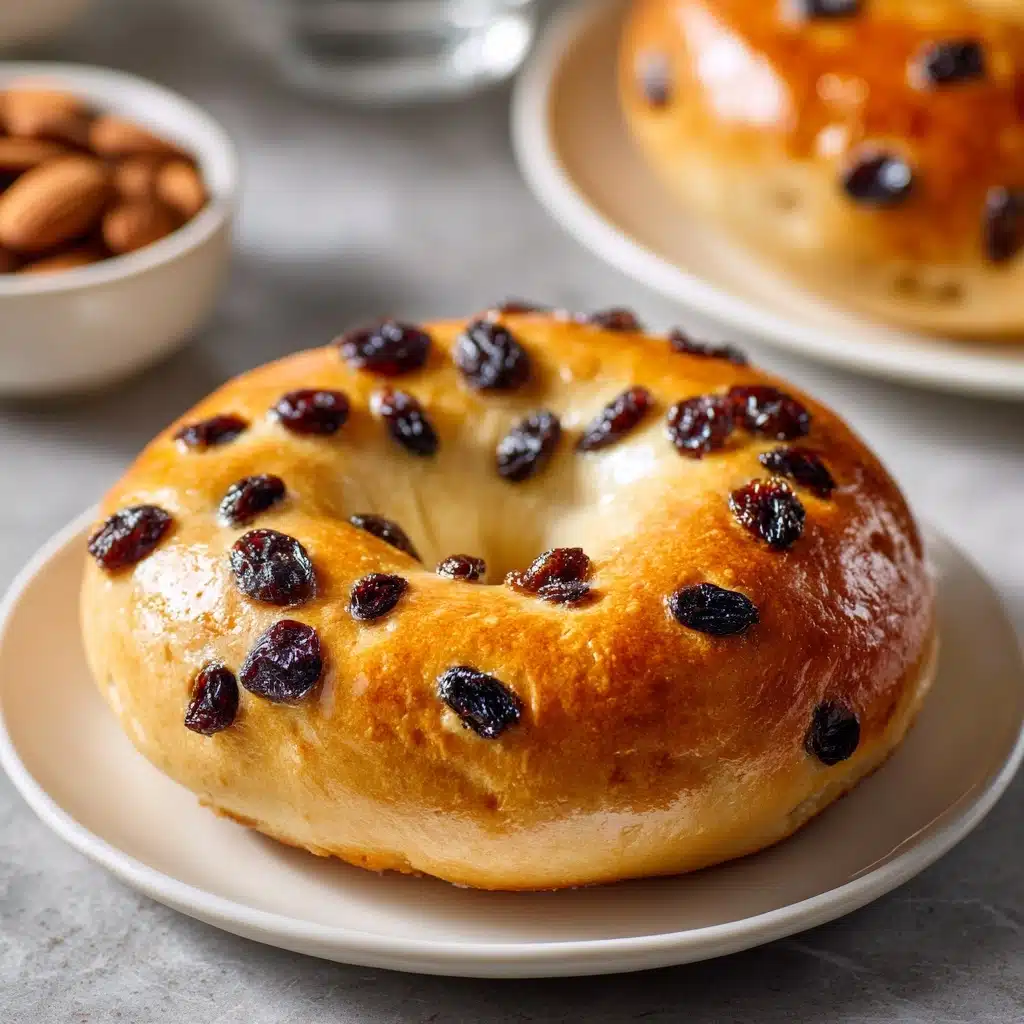 Cinnamon Raisin Greek Yogurt Bagels Recipe - Recipe Image