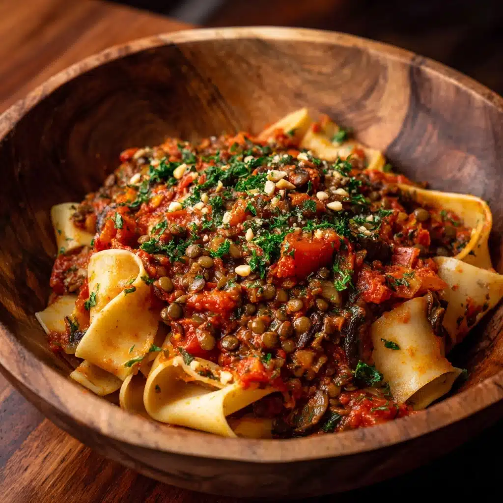 Lentil and Mushroom Bolognese Recipe - Recipe Image