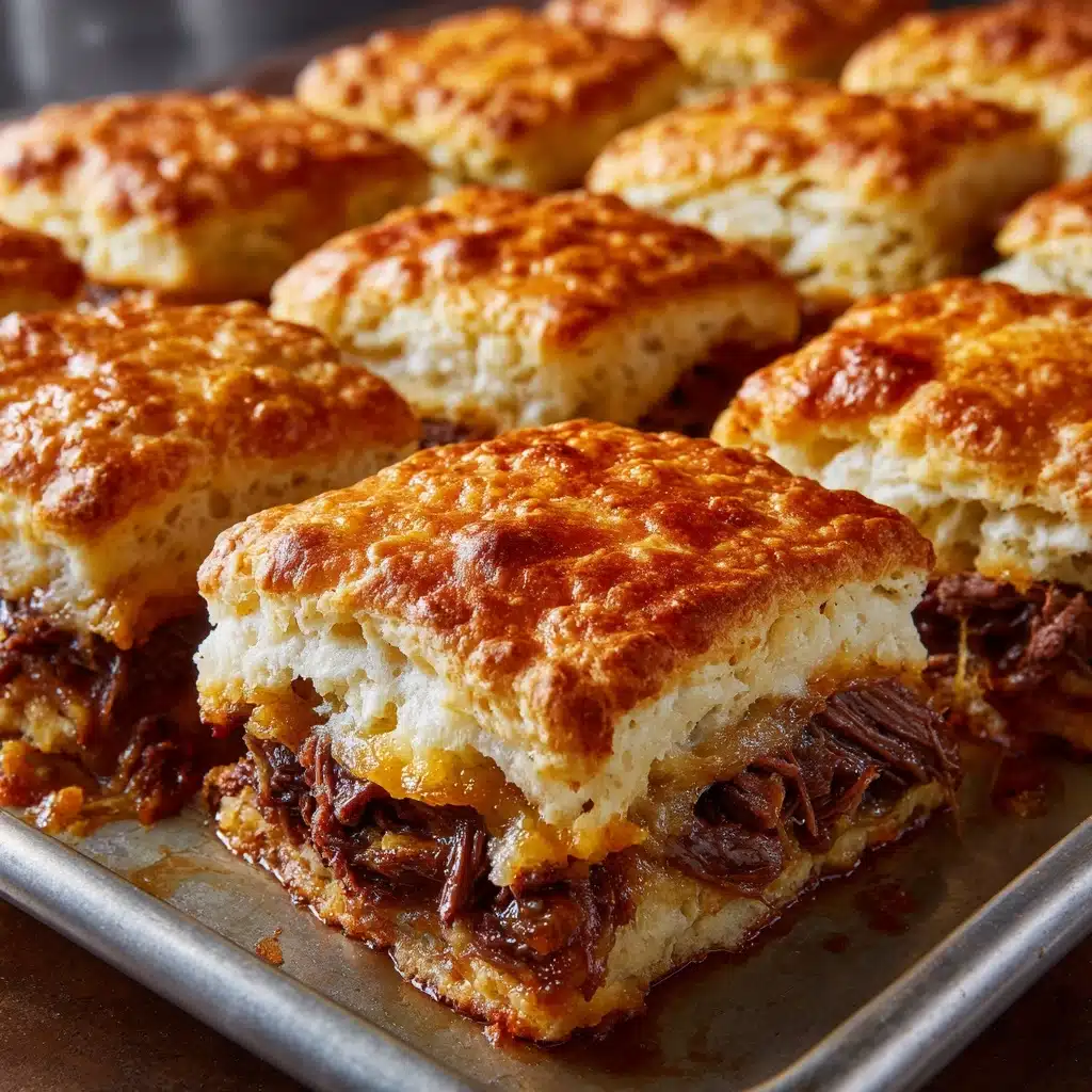 Baked French Dip Biscuits Recipe