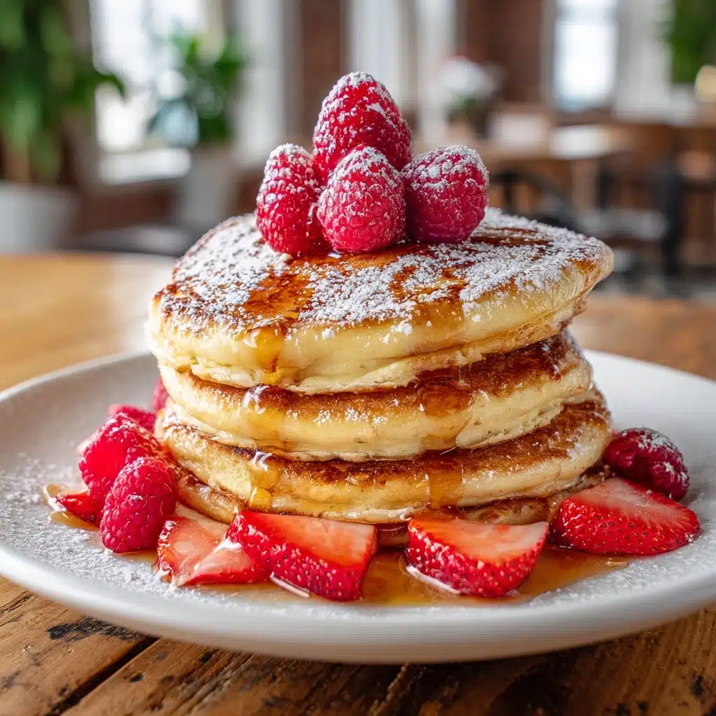 Fluffy Japanese Soufflé Pancakes Recipe - Recipe Image