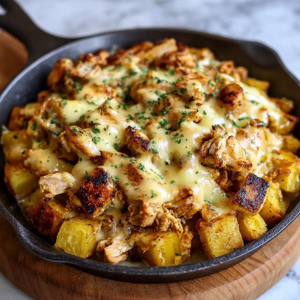 Garlic Parmesan Chicken and Potatoes Recipe - Recipe Image