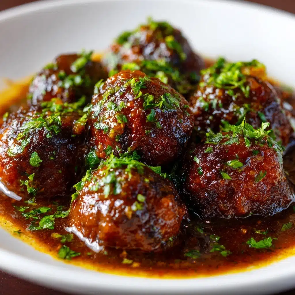 Beef Meatballs in Mushroom Sauce Recipe