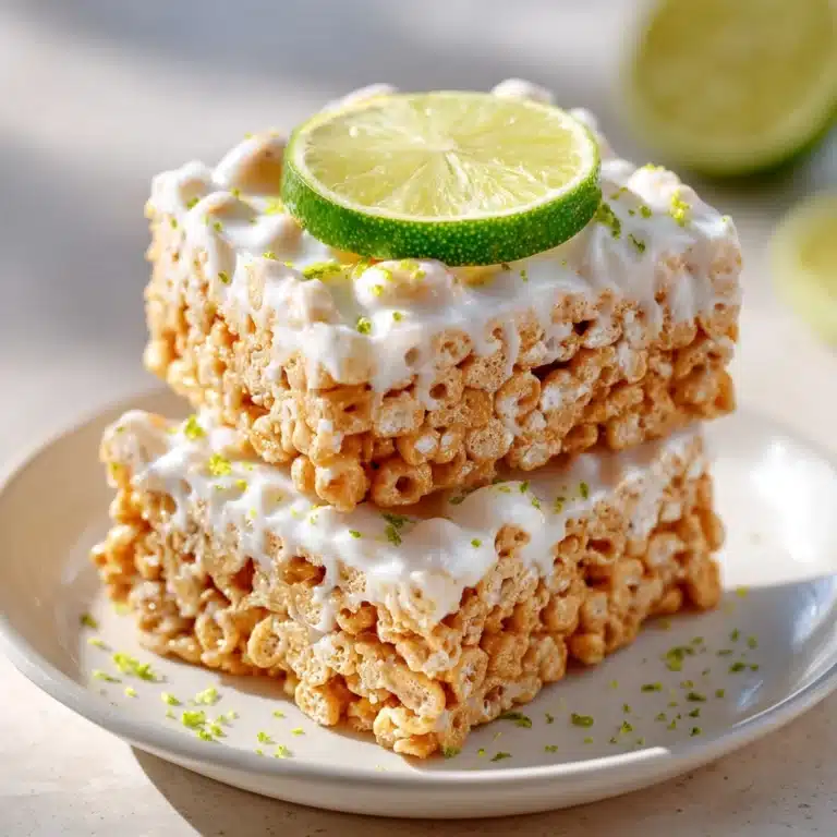 Key Lime Pie Rice Krispie Treats Recipe