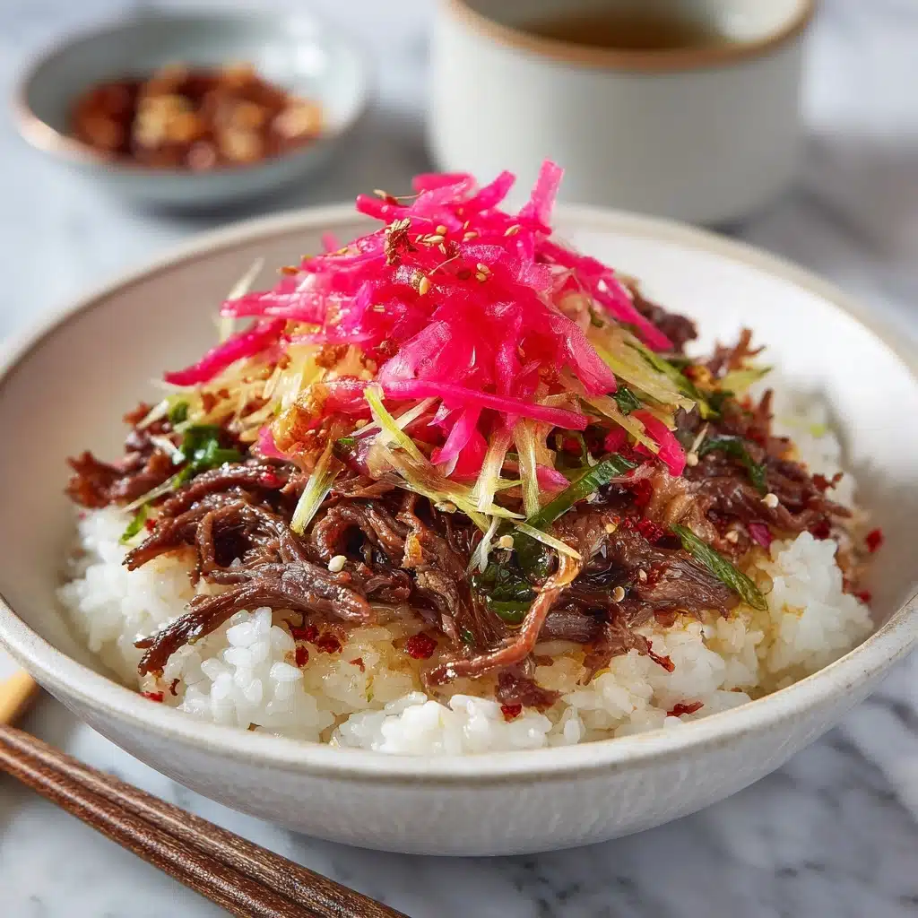 Gyudon Japanese Beef Bowls Recipe - Recipe Image