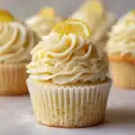 Cheesecake Stuffed Lemon Cupcakes with Lemon Frosting Recipe