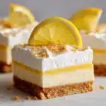 Zesty Lemon Cream Squares Recipe