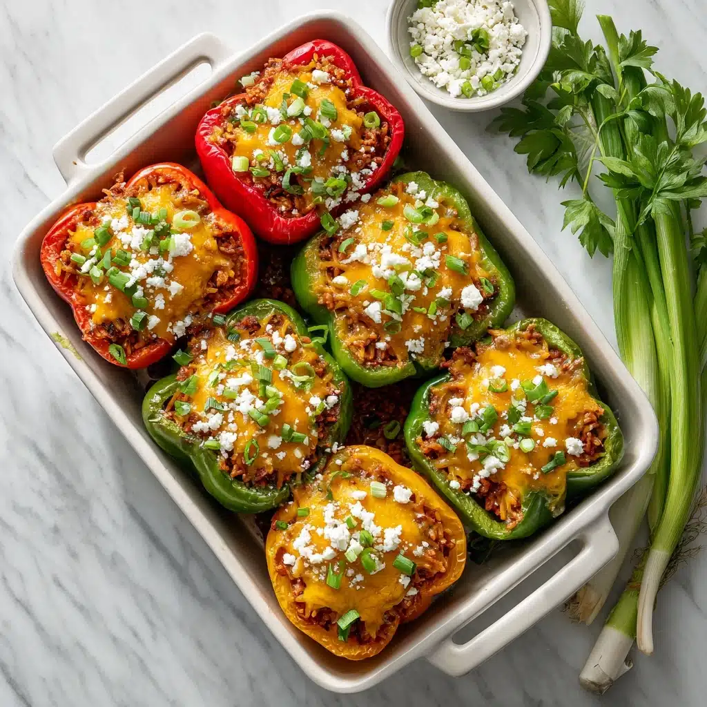 Buffalo Chicken Stuffed Peppers Recipe - Recipe Image