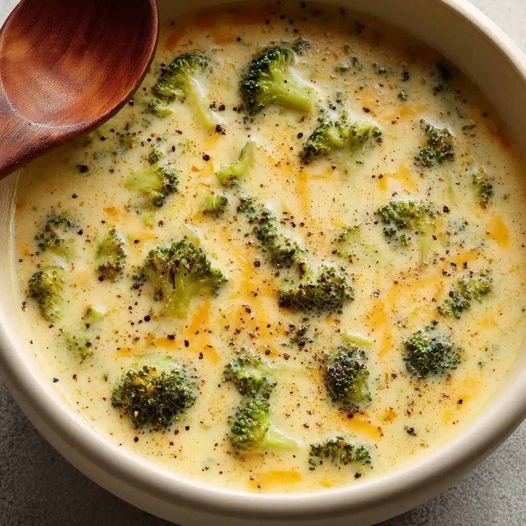 High-Protein Broccoli Cheddar Soup Recipe - Recipe Image