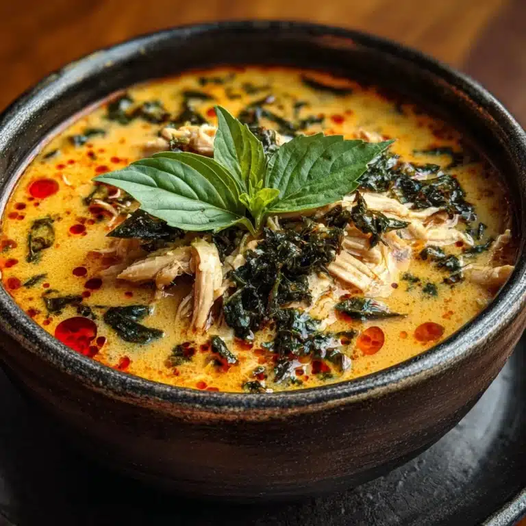 Easy Thai Chicken Curry Soup Recipe