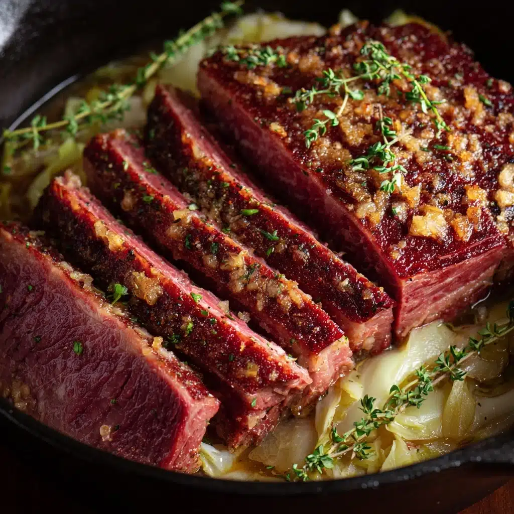 Slow Cooker Corned Beef and Cabbage Recipe - Recipe Image