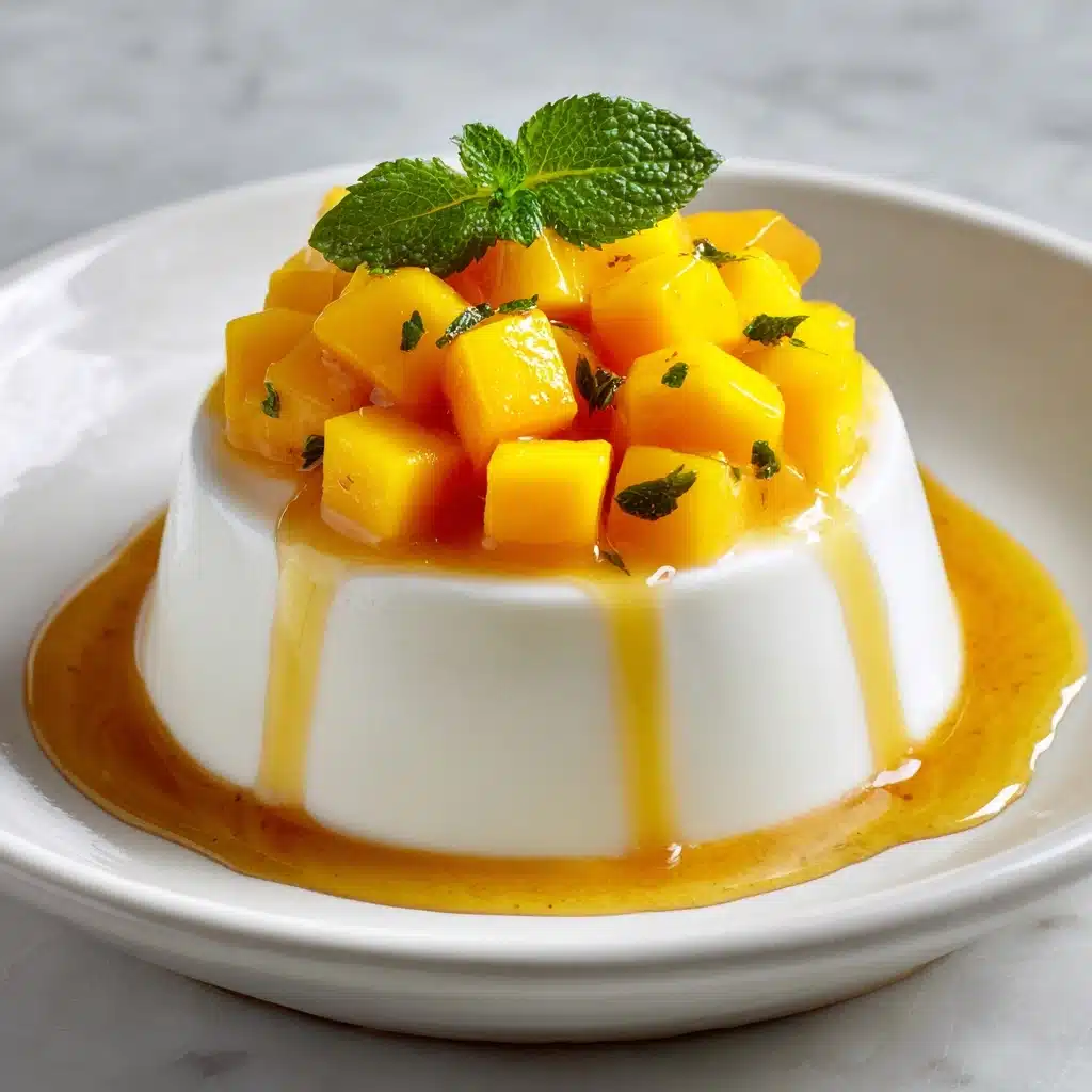 Mango Panna Cotta Delight Recipe - Recipe Image