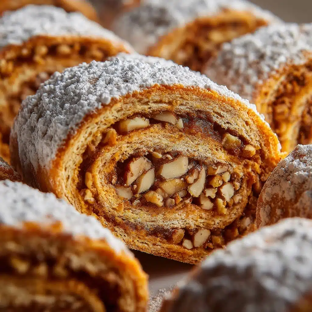 Italian Nut Roll Cookies Recipe - Recipe Image