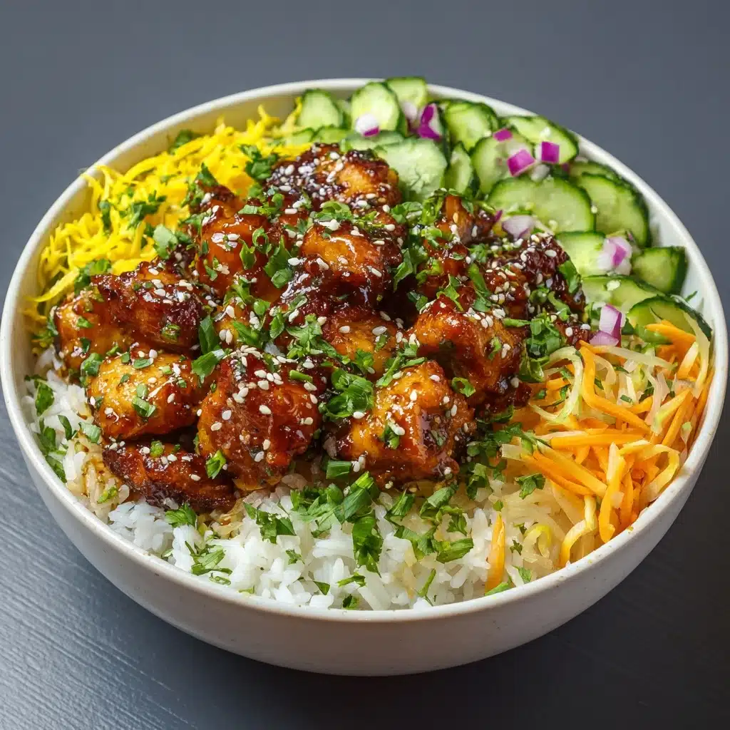 Hot Honey Chicken Bowls Recipe - Recipe Image