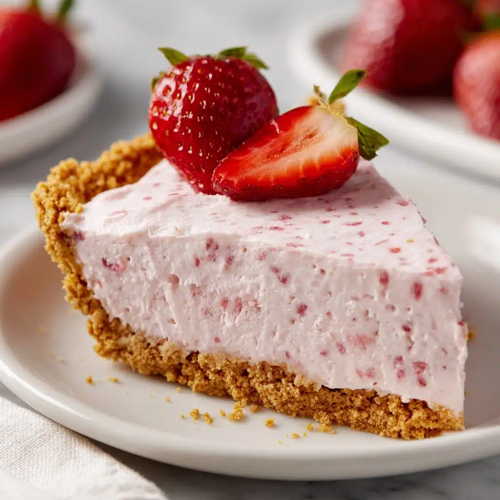 Frozen Strawberry Cream Pie Recipe