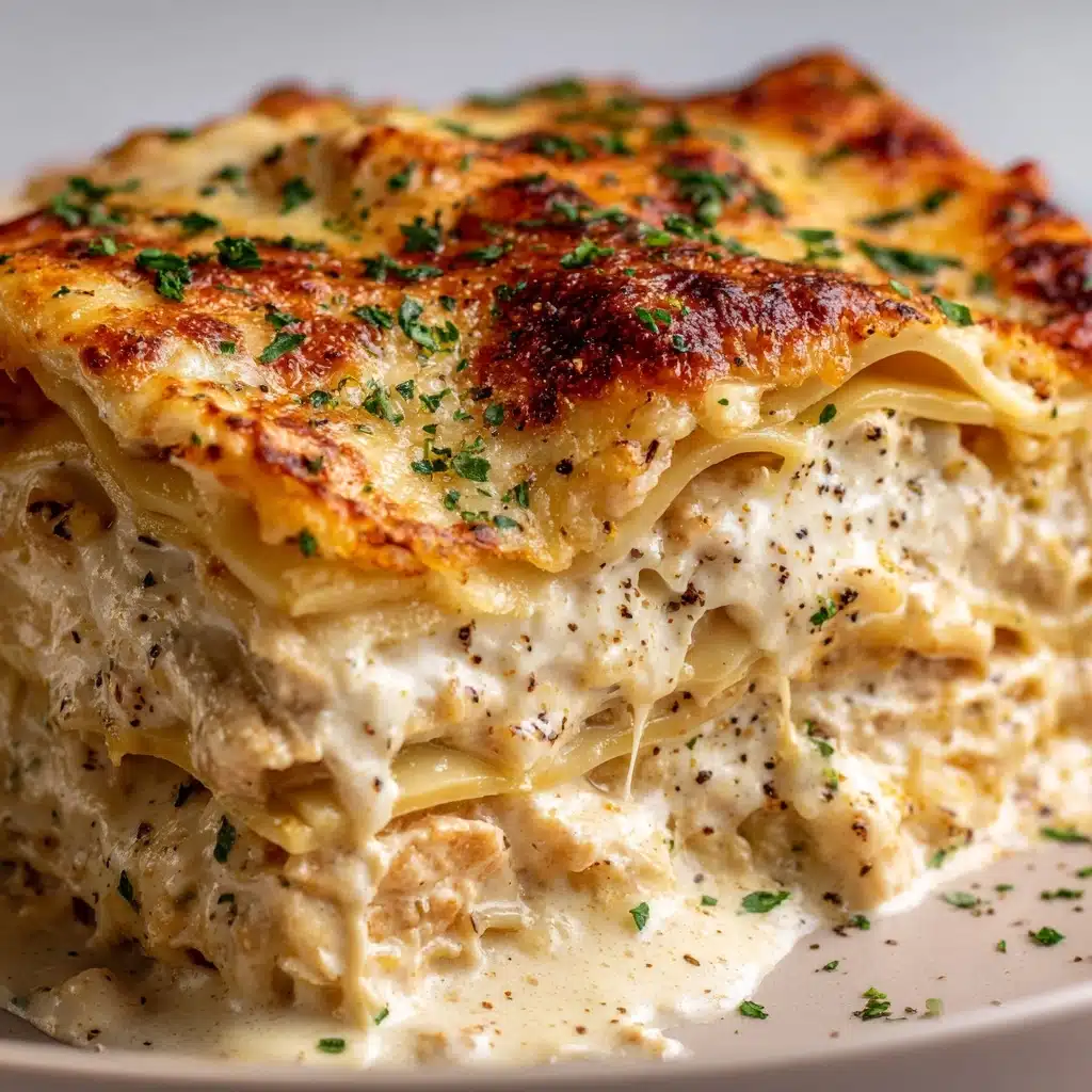 Creamy Chicken Lasagna Recipe - Recipe Image