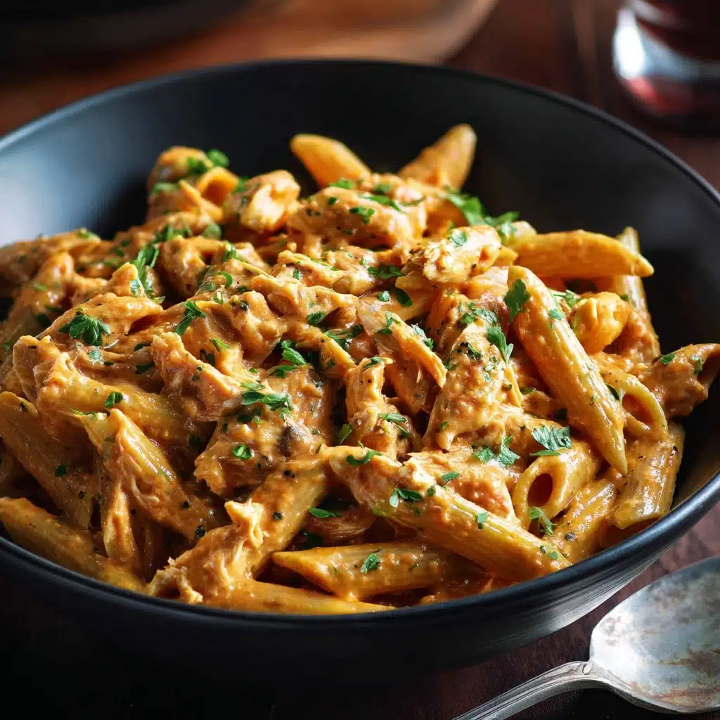 One Pot Cheesy Chicken Pasta Recipe - Recipe Image