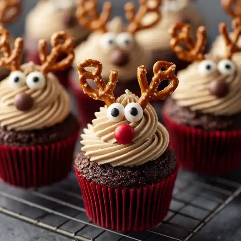 Easy Reindeer Cupcakes Recipe