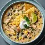 White Chicken Chili with Cream Cheese Recipe