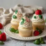 Strawberry Basil Cupcakes Recipe