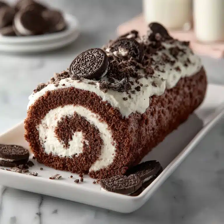 Cookies and Cream Cake Roll Recipe