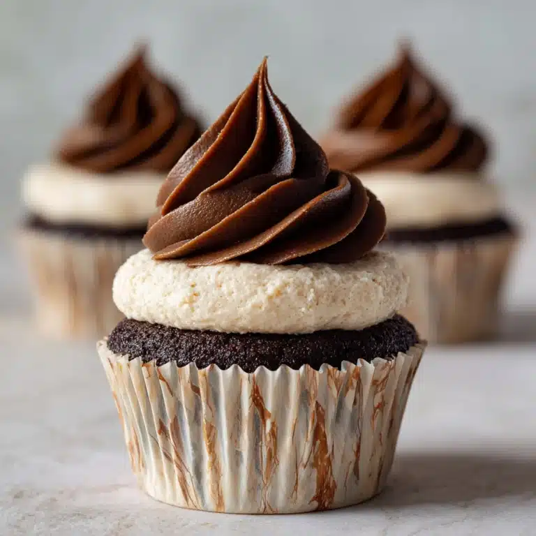 Chocolate Cheesecake Cupcakes with Whipped Ganache Frosting Recipe