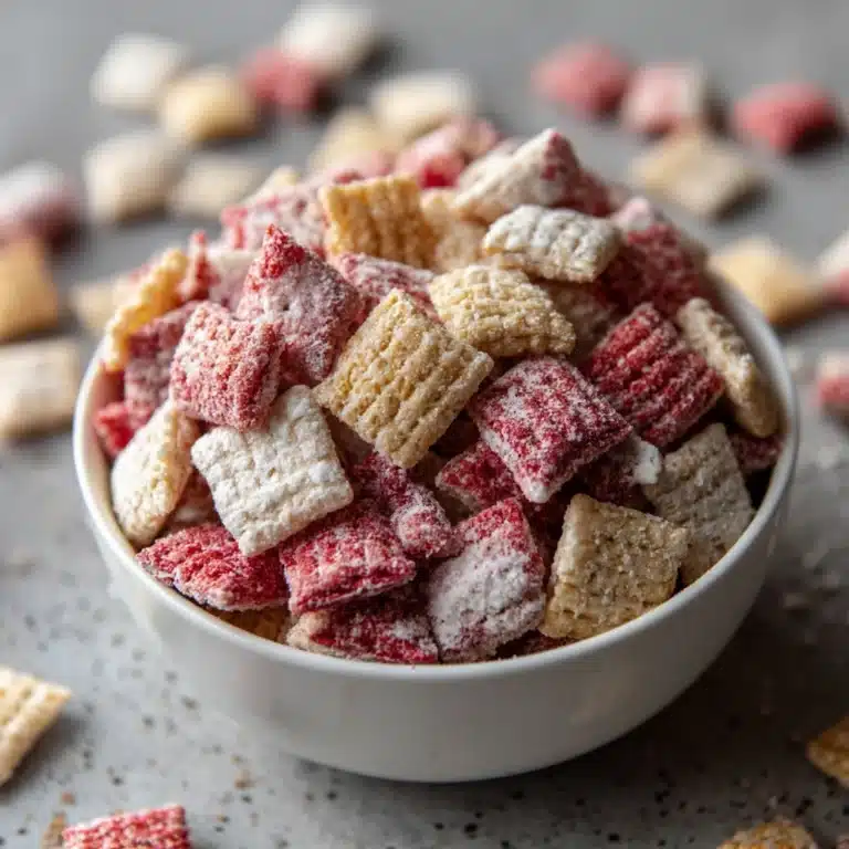 Cherry Cheesecake Puppy Chow Recipe
