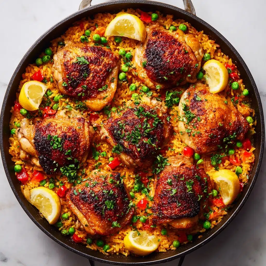 One Pan Spanish Chicken and Rice Recipe