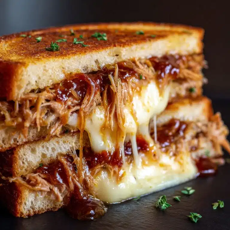BBQ Chicken Grilled Cheese Recipe