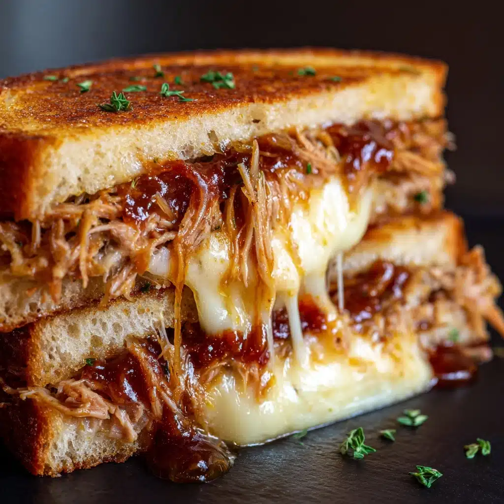 BBQ Chicken Grilled Cheese Recipe