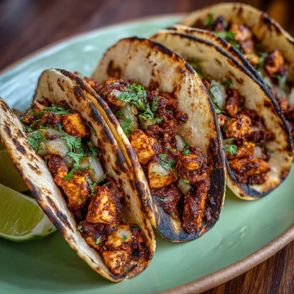 Chile–Marinated Grilled Chicken Tacos Recipe
