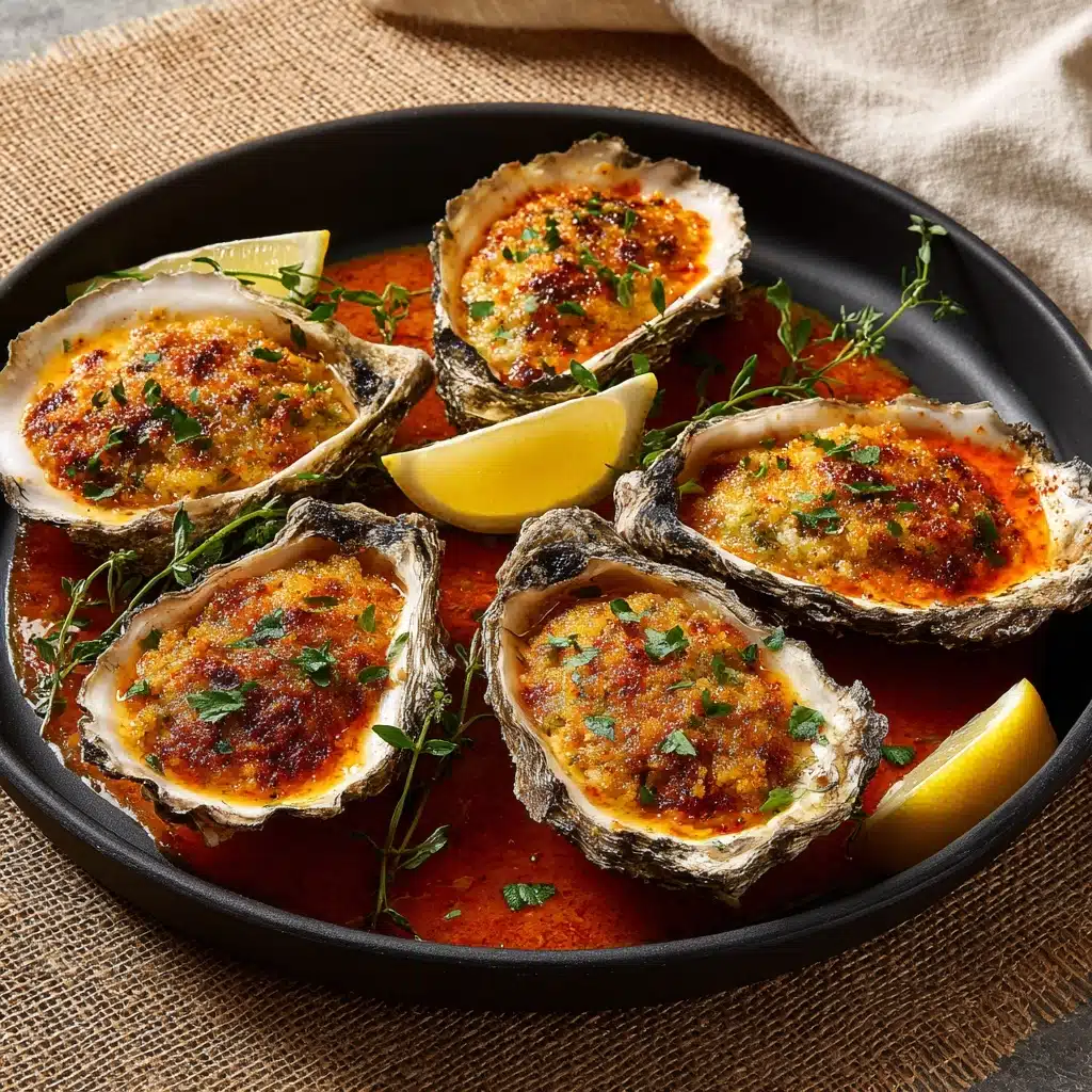Barbecued Oysters with Smoky Uni Butter Recipe