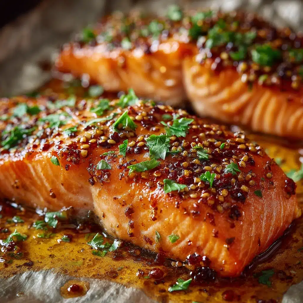Honey Mustard Salmon In Foil Recipe