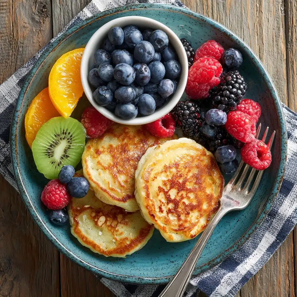 Oatmeal Pancakes with Fresh Fruit Recipe