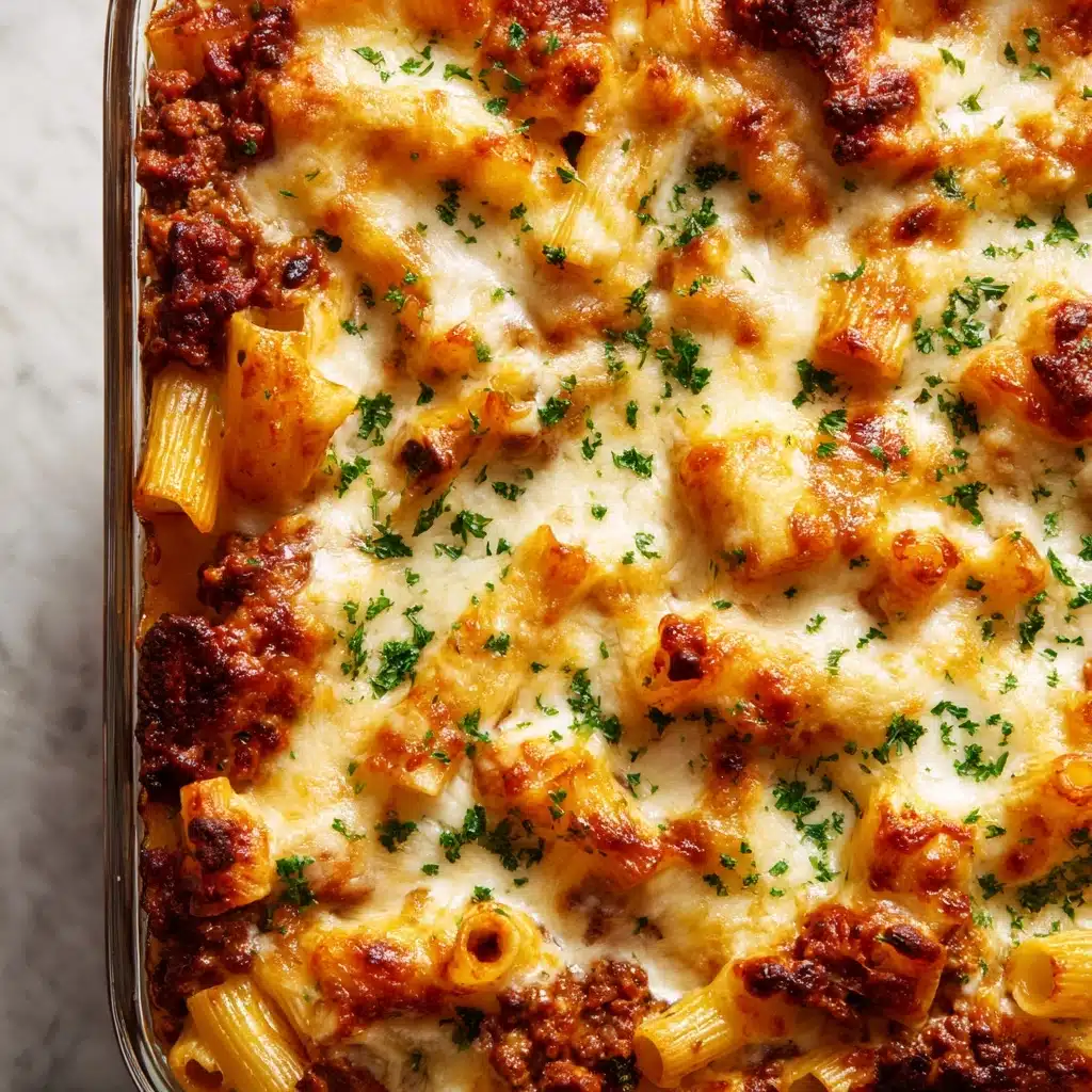Easy Baked Rigatoni Pasta Recipe - Recipe Image