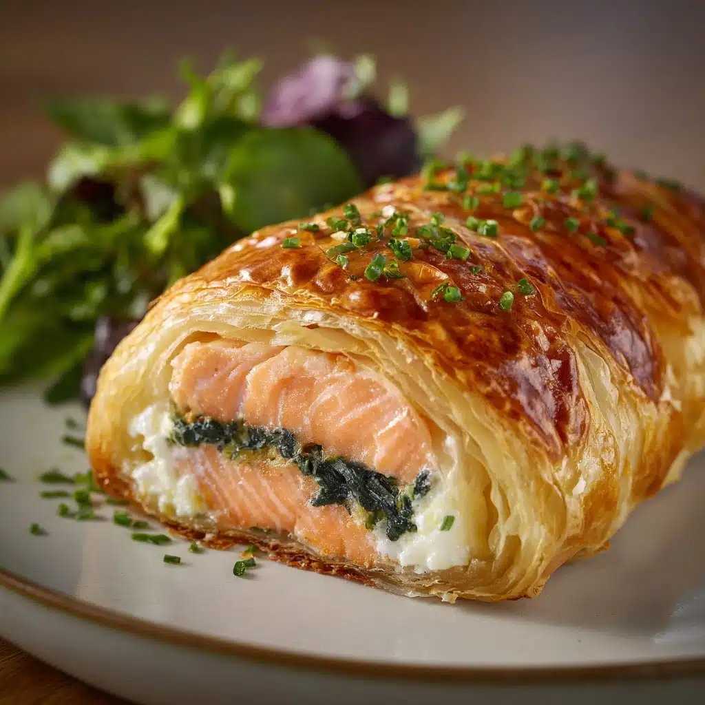 Easy Salmon Wellingtons Recipe