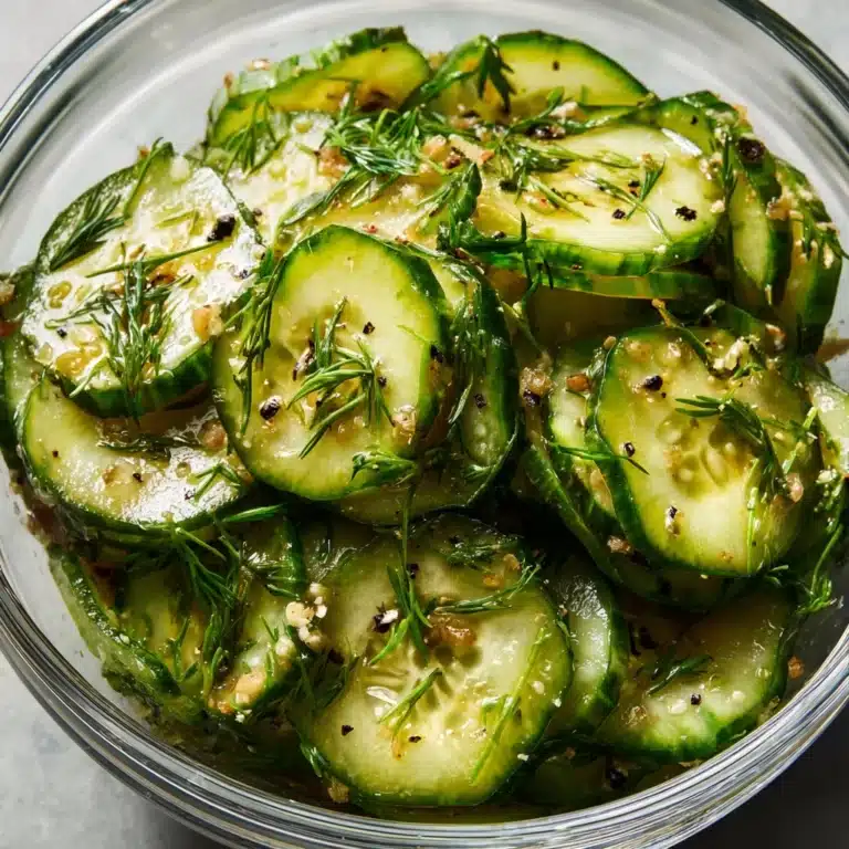Cucumber Dill Salad Recipe