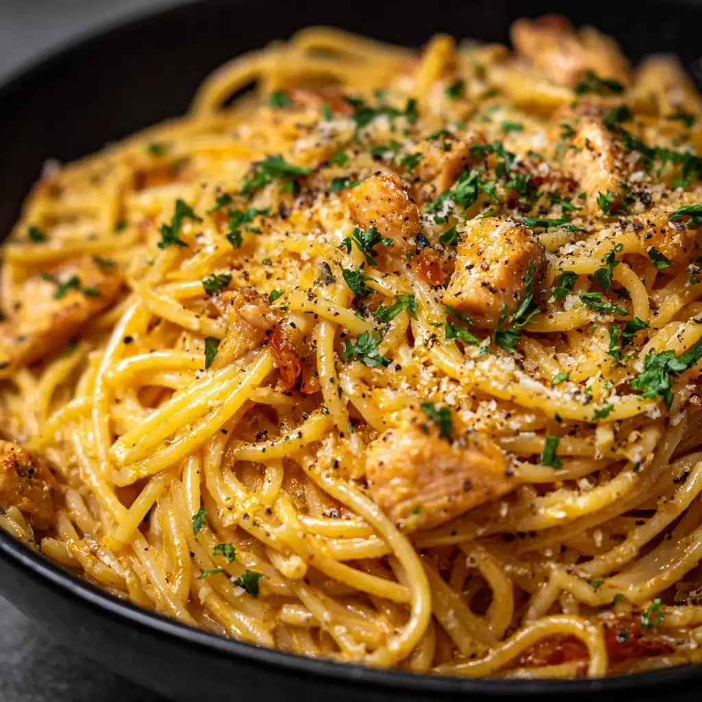 Easy Crockpot Chicken Spaghetti Recipe