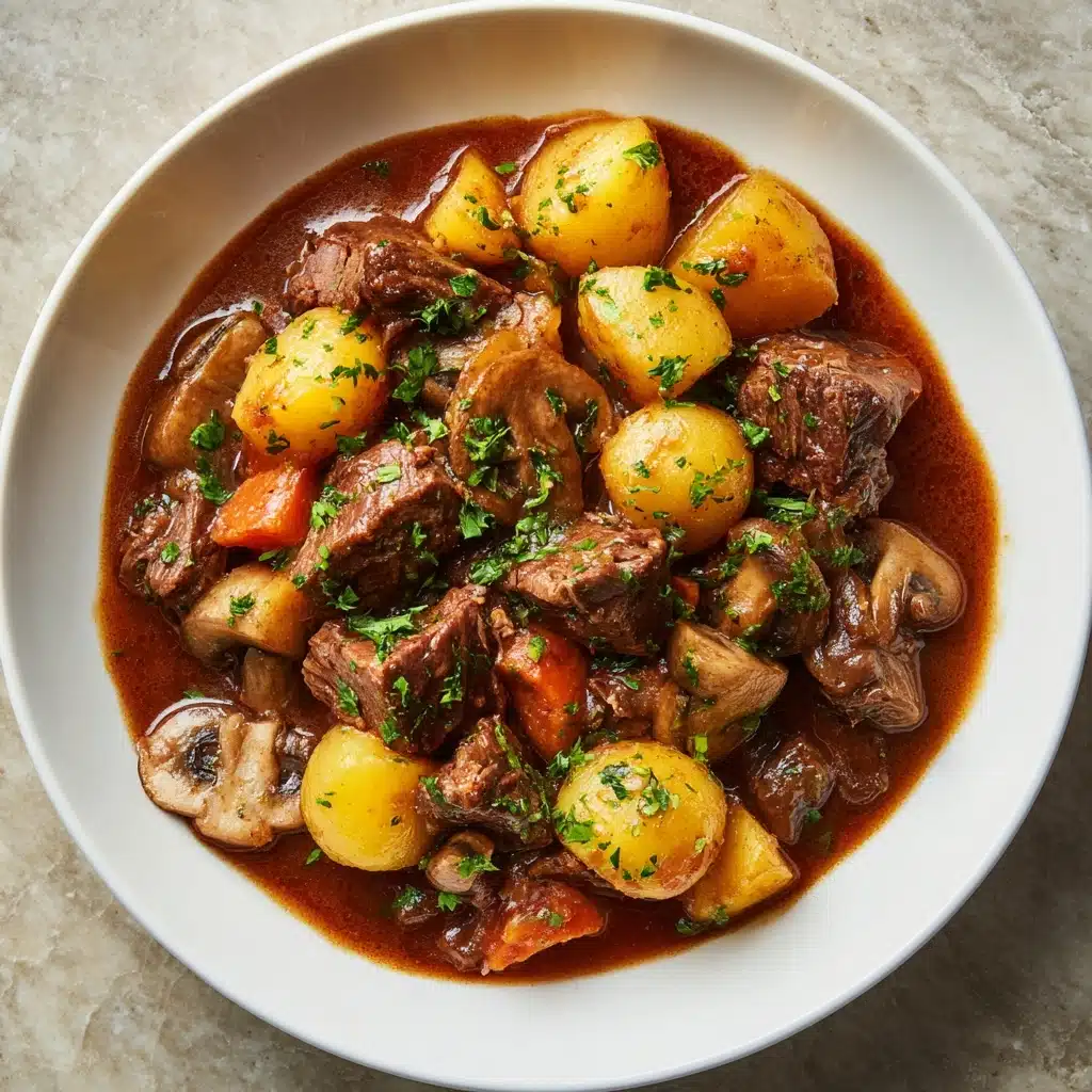 Cozy Warm Mushroom Stew Recipe - Recipe Image