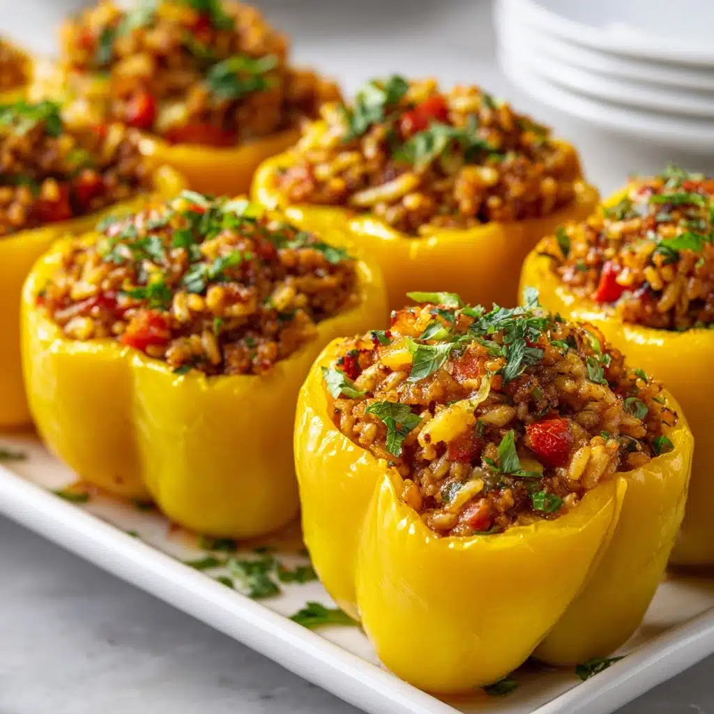 Easy Stuffed Mini Peppers Recipe - Recipe Image
