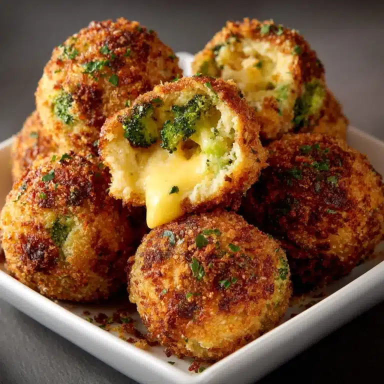 Baked Broccoli Cheese Balls Recipe