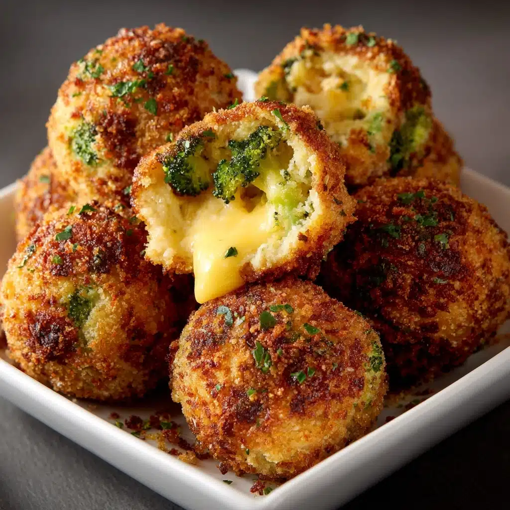 Baked Broccoli Cheese Balls Recipe