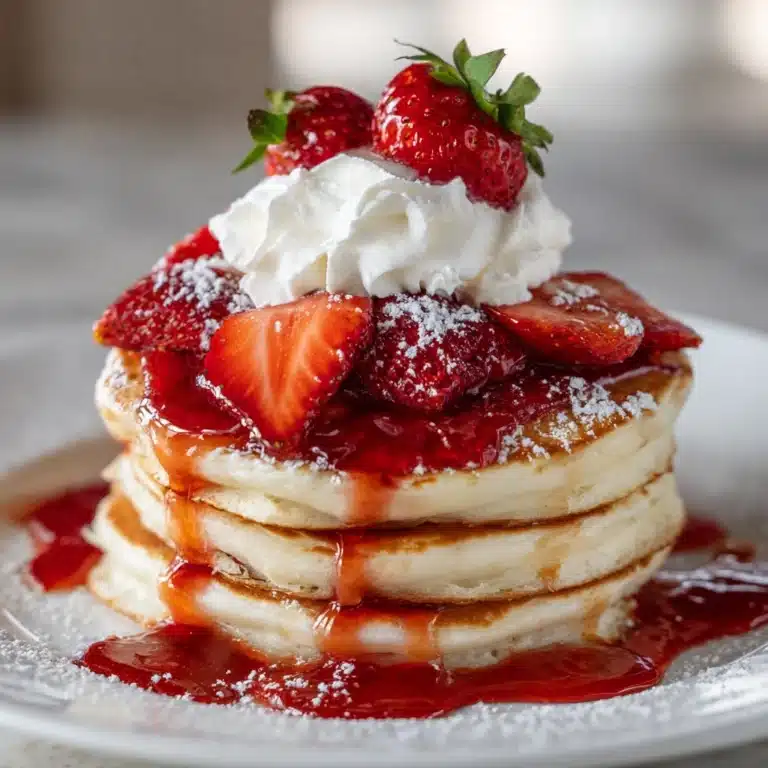 Strawberry Shortcake Pancakes Recipe
