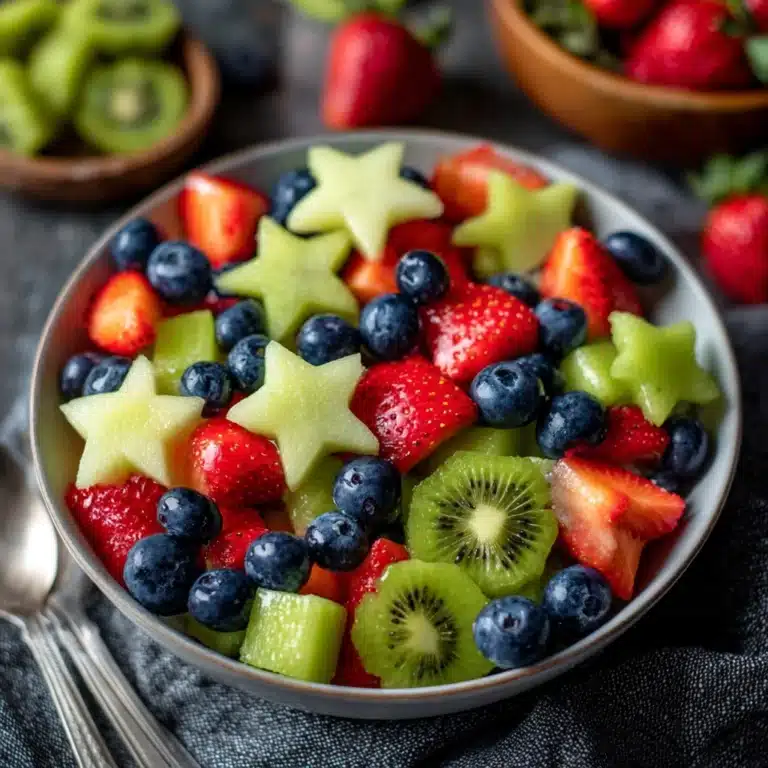 July Patriotic Fruit Salad Recipe