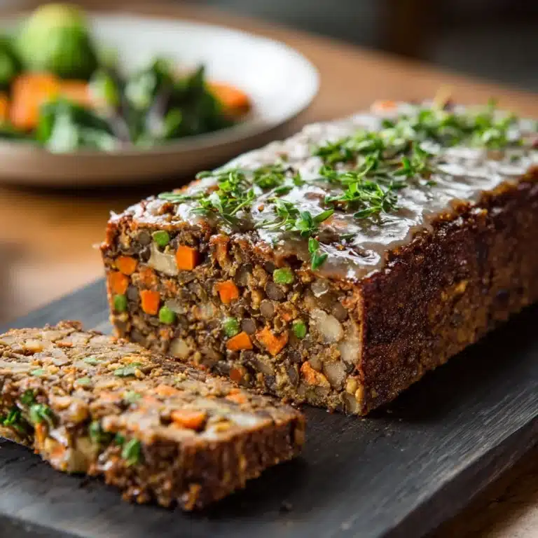 Easy Vegan Lentil Loaf Recipe