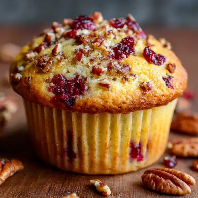 Cranberry Orange Pecan Muffins Recipe