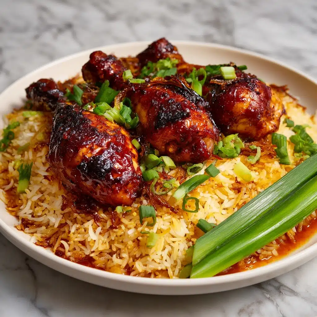 Gochujang-Braised Chicken and Crispy Rice Recipe - Recipe Image