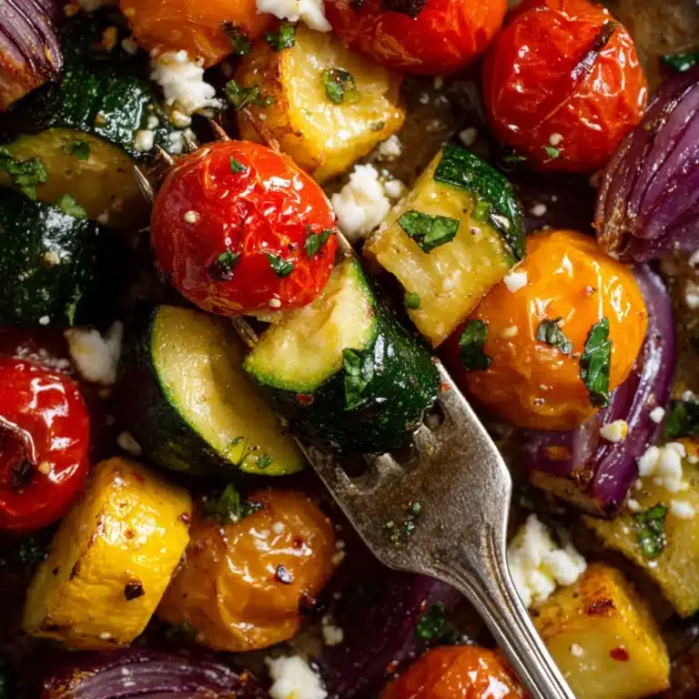 Air Fryer Greek Chicken and Veggies Recipe