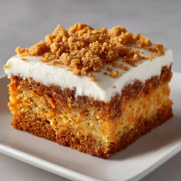 Cream Cheese Carrot Cake Bars Recipe