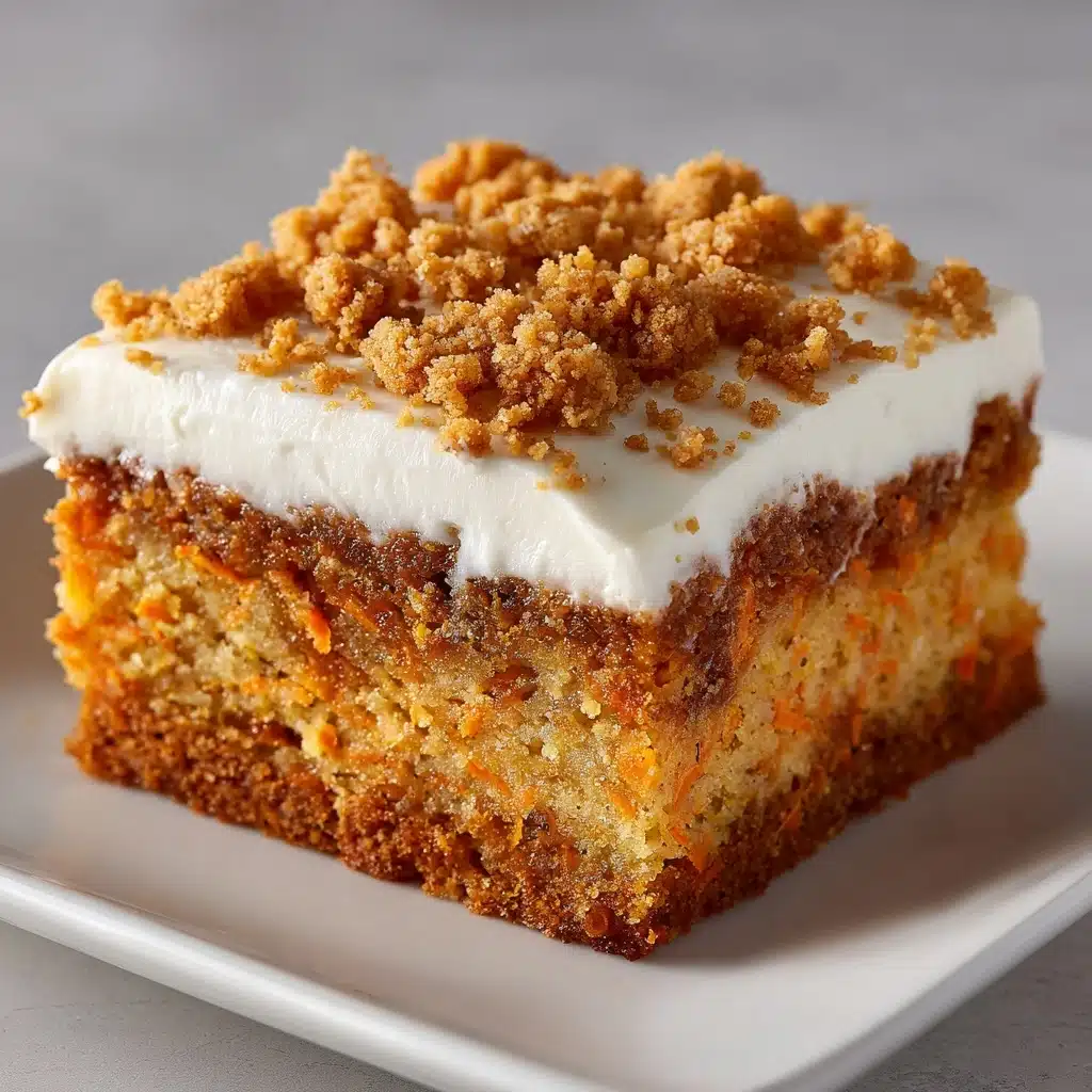 Cream Cheese Carrot Cake Bars Recipe - Recipe Image