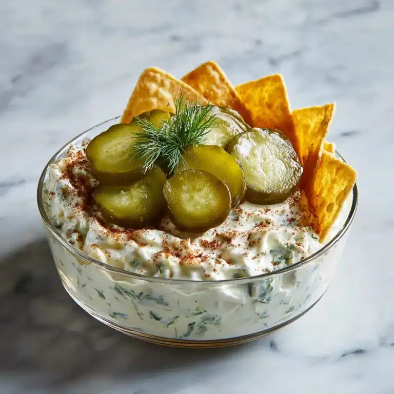 Creamy Dill Pickle Dip Recipe